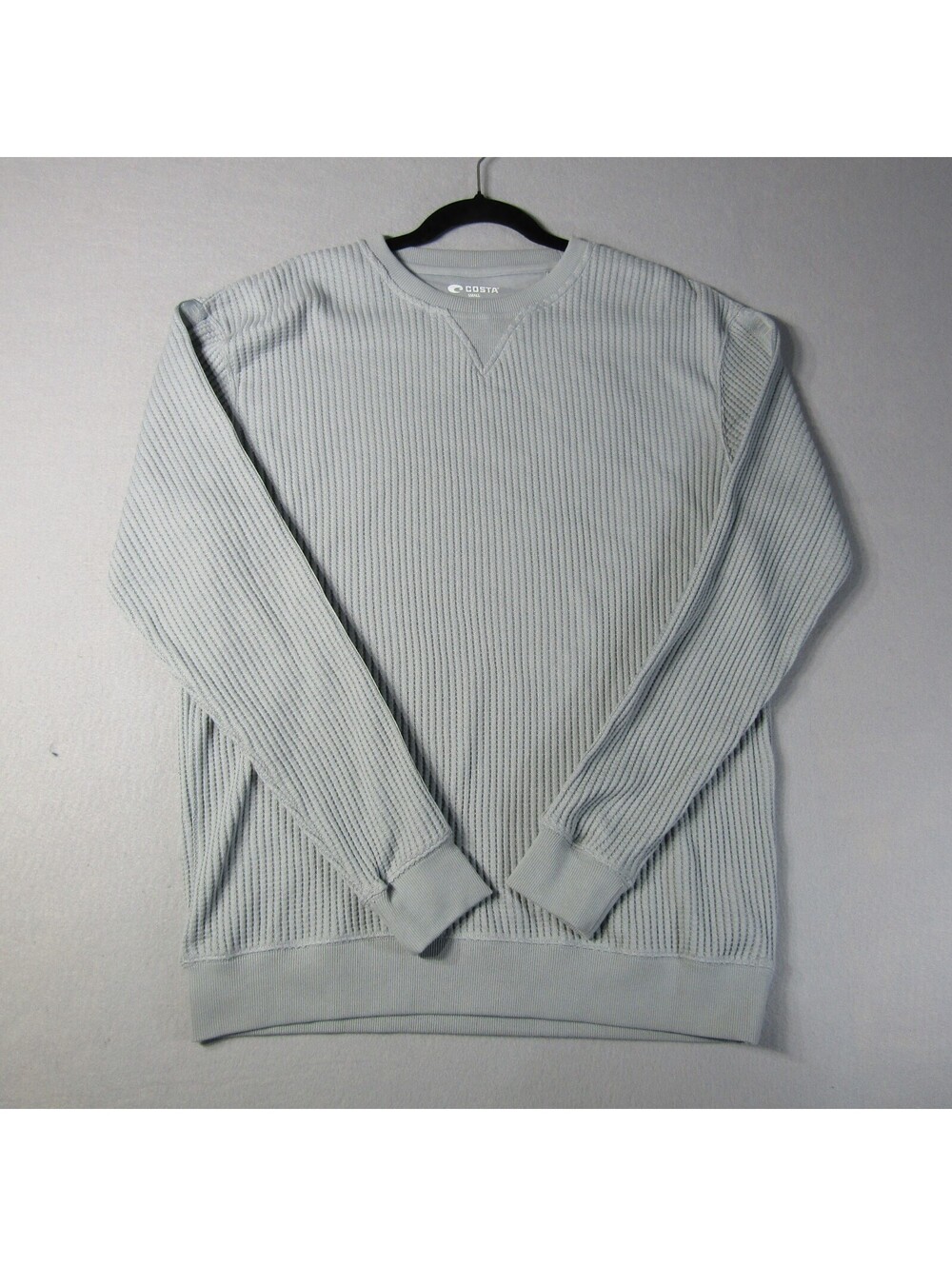 NWT Costa Del Mar Thermal Crew Neck Sweatshirt Men's S Deck Gray